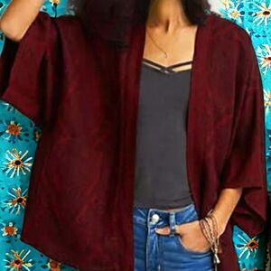 American Eagle Boho Paisley Kimono